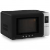 Cuptor cu microunde si gratar 4in1 SMEG Collezione MOC01BLMEU, 1900 W, 29 l, 18 programe, Inchidere lina, Semnal sonor, Ecran LCD, Negru mat