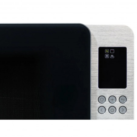 Cuptor cu microunde si gratar 4in1 SMEG Collezione MOC01BLMEU, 1900 W, 29 l, 18 programe, Inchidere lina, Semnal sonor, Ecran LCD, Negru mat