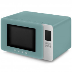Cuptor cu microunde cu gratar 4in1 SMEG Collezione MOC01EGMEU, 1900 W, 29 l, 18 programe, Inchidere lina, Semnal sonor, Ecran LCD, Verde