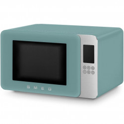 Cuptor cu microunde cu gratar 4in1 SMEG Collezione MOC01EGMEU, 1900 W, 29 l, 18 programe, Inchidere lina, Semnal sonor, Ecran LCD, Verde
