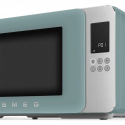 Cuptor cu microunde cu gratar 4in1 SMEG Collezione MOC01EGMEU, 1900 W, 29 l, 18 programe, Inchidere lina, Semnal sonor, Ecran LCD, Verde