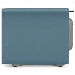 Cuptor cu microunde cu gratar 4in1 SMEG Collezione MOC01SBMEU, 1900 W, 29 l, 18 programe, Inchidere lenta, Semnal sonor, Ecran LCD, Albastru