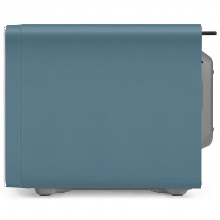 Cuptor cu microunde cu gratar 4in1 SMEG Collezione MOC01SBMEU, 1900 W, 29 l, 18 programe, Inchidere lenta, Semnal sonor, Ecran LCD, Albastru