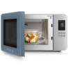 Cuptor cu microunde cu gratar 4in1 SMEG Collezione MOC01SBMEU, 1900 W, 29 l, 18 programe, Inchidere lenta, Semnal sonor, Ecran LCD, Albastru