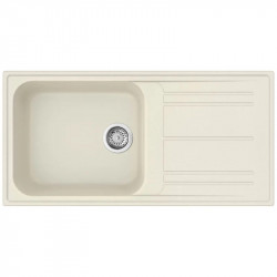 Chiuvetă de bucătărie Smeg LZ150P, 100 cm, material rezistent la zgârieturi, ușor de curățat, crem