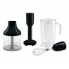 Set de accesorii pentru blenderul Smeg HBAC11RD, 4 piese, cană de 1,4 l, bază antiderapantă, potrivite pentru mașina de spălat vase, negru