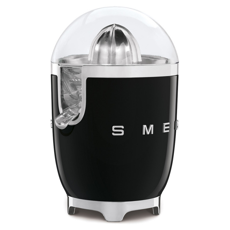 Storcător electric de citrice Smeg CJF11BLEU, 70 W, sistem anti-picurare, bază antiderapantă, negru