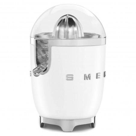 Storcător electric de citrice Smeg CJF11WHMEU, 70 W, sistem anti-picurare, bază antiderapantă, alb mat