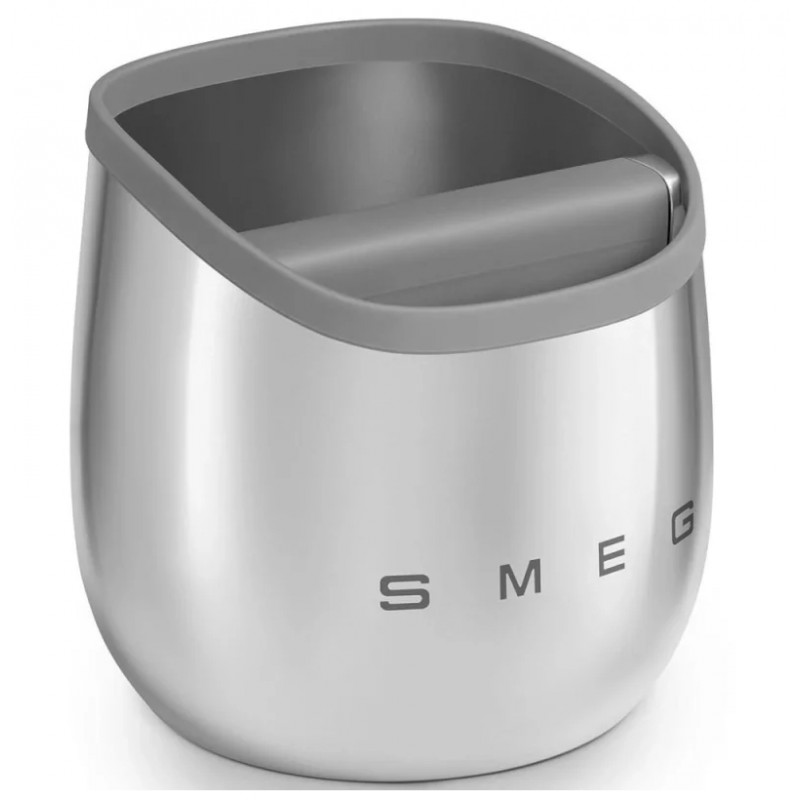 Recipient pentru eliminarea zațului de cafea Smeg ECKB01, finisaj lucios, oțel inoxidabil