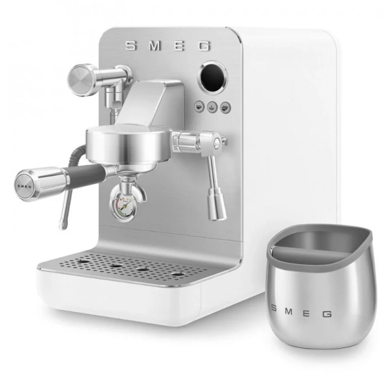 Recipient pentru eliminarea zațului de cafea Smeg ECKB01, finisaj lucios, oțel inoxidabil