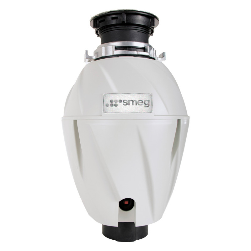 Tocător de deșeuri alimentare/Porc Smeg KITFD050, 375 W, 0,75 HP, Pentru chiuvete cu sifon de 9 cm, Protecție anticorozivă, Negru/Inox