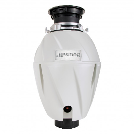 Tocător de deșeuri alimentare/Porc Smeg KITFD050, 375 W, 0,75 HP, Pentru chiuvete cu sifon de 9 cm, Protecție anticorozivă, Negru/Inox