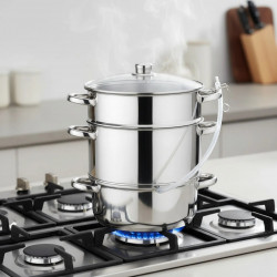 Extractor de suc Klausberg KB 9032, 28 cm, 8 litri, 4 piese, pentru plite cu inducție, din oțel inoxidabil