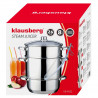 Extractor de suc Klausberg KB 9032, 28 cm, 8 litri, 4 piese, pentru plite cu inducție, din oțel inoxidabil