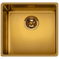 Chiuveta de bucatarie Smeg VSTR50BRX, 50 cm, Otel inoxidabil, Usor de curatat, Alama