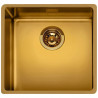 Chiuveta de bucatarie Smeg VSTR50BRX, 50 cm, Otel inoxidabil, Usor de curatat, Alama