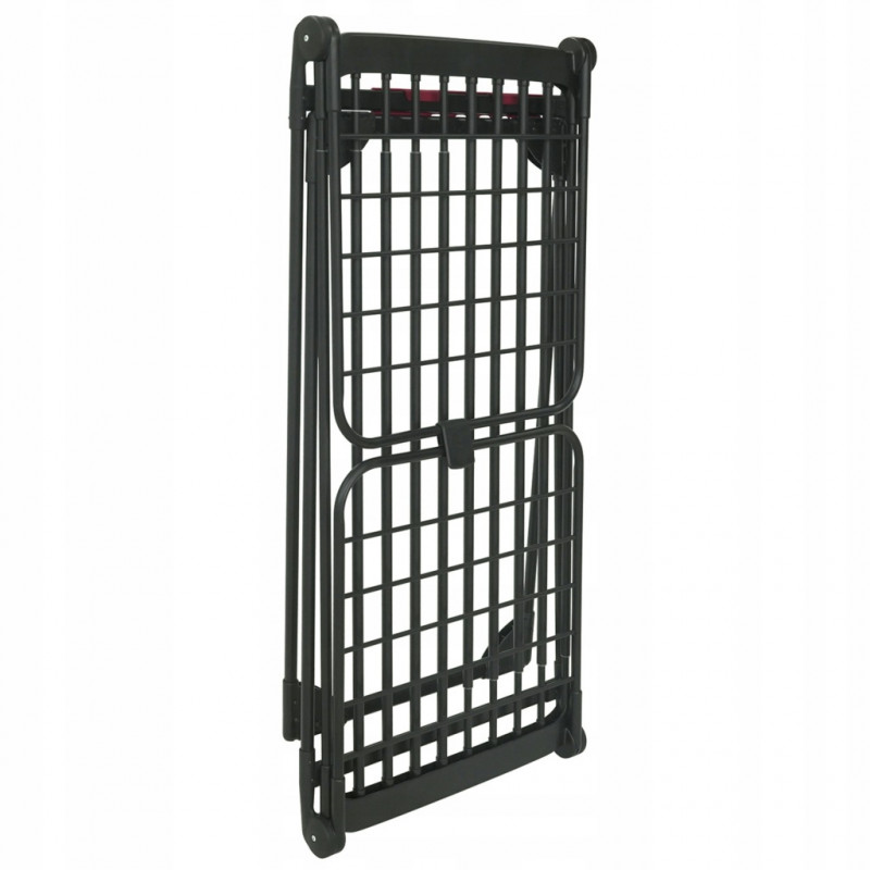 Uscător de rufe Kinghoff KH 2045, 30 m, până la 25 kg, pliabil, oțel, negru