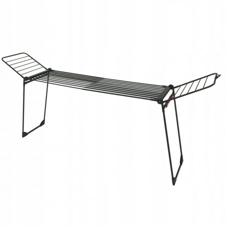 Uscător de rufe Kinghoff KH 2045, 30 m, până la 25 kg, pliabil, oțel, negru