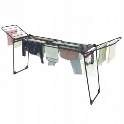 Uscător de rufe Kinghoff KH 2045, 30 m, până la 25 kg, pliabil, oțel, negru