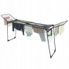 Uscător de rufe Kinghoff KH 2045, 30 m, până la 25 kg, pliabil, oțel, negru