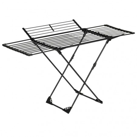 Uscător de haine KH 2043, 27 m, până la 20 kg, pliabil, oțel, negru