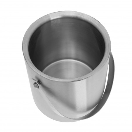 Formă de înghețată Kinghoff KH 1243, 1,5 l, Ø15 cm, perete dublu, mâner pentru transport ușor, oțel inoxidabil