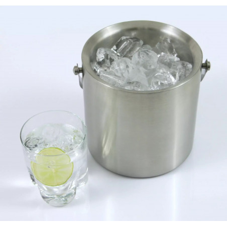 Formă de înghețată Kinghoff KH 1243, 1,5 l, Ø15 cm, perete dublu, mâner pentru transport ușor, oțel inoxidabil