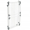 Uscător de rufe pliabil Kinghoff KH 2041, 25 m, până la 20 kg, capete antiderapante, oțel, alb/gri