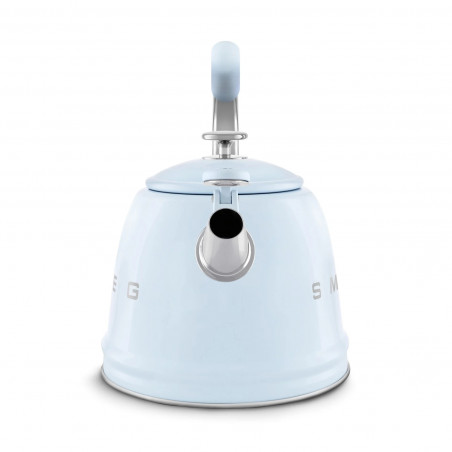 Ceainic cu fluier Smeg CKLW2001PB, 2,3 l, Inducție, Mâner care nu se încălzește, Oțel, Albastru pastel