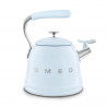 Ceainic cu fluier Smeg CKLW2001PB, 2,3 l, Inducție, Mâner care nu se încălzește, Oțel, Albastru pastel
