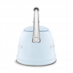 Ceainic cu fluier Smeg CKLW2001PB, 2,3 l, Inducție, Mâner care nu se încălzește, Oțel, Albastru pastel