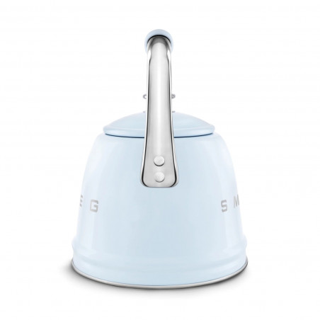Ceainic cu fluier Smeg CKLW2001PB, 2,3 l, Inducție, Mâner care nu se încălzește, Oțel, Albastru pastel