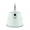 Ceainic cu fluier Smeg CKLW2001PG, 2,3 l, pentru plite cu inducție, mâner care nu se încălzește, oțel, verde pastel