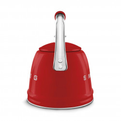 Ceainic cu fluier Smeg CKLW2001RD, 2,3 l, Inducție, Mâner care nu se încălzește, Oțel, Roșu