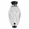 Tocător de deșeuri alimentare/Porc Smeg KITFD100, 375 W, 1 HP, Pentru chiuvete cu sifon de 9 cm, Protecție anticorozivă, Negru/Inox