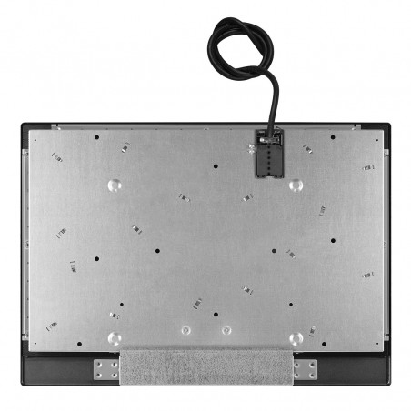 Plită vitroceramică de încastrare Smeg P875AO, 8600 W, 6 trepte, 5 zone, Oprire automată în caz de supraîncălzire, Indicator de căldură reziduală, Antracit