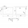 Plită vitroceramică de încastrare Smeg P875PO, 8600 W, 6 trepte, 5 zone, Oprire automată în caz de supraîncălzire, Indicator de căldură reziduală, Culoare crem