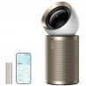 La mâna a doua: Purificator de aer Dreame AirPursue PM20 CVF14A, 48 m², funcții automate, încălzire, sterilizare cu plasmă și UVC, TVOC, LCD, HEPA, alb/bronz