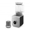 Blender Smeg Collezione BLC02BLMEU, 1400 W, 1,5 l, 22 000 rpm, 5 programe, 9 viteze, Măcinare gheață, Oțel inoxidabil, Negru/Inox