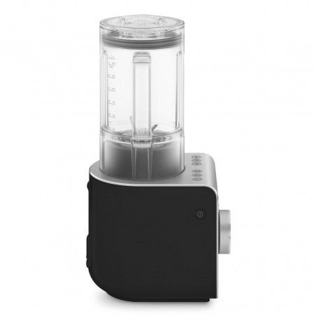 Blender Smeg Collezione BLC02BLMEU, 1400 W, 1,5 l, 22 000 rpm, 5 programe, 9 viteze, Măcinare gheață, Oțel inoxidabil, Negru/Inox