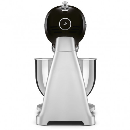 Mixer planetar Smeg SMF04BLEU, 800 W, 4,8 l, 10 viteze, funcție de pornire treptată, picioare antiderapante, negru/inoxidabil