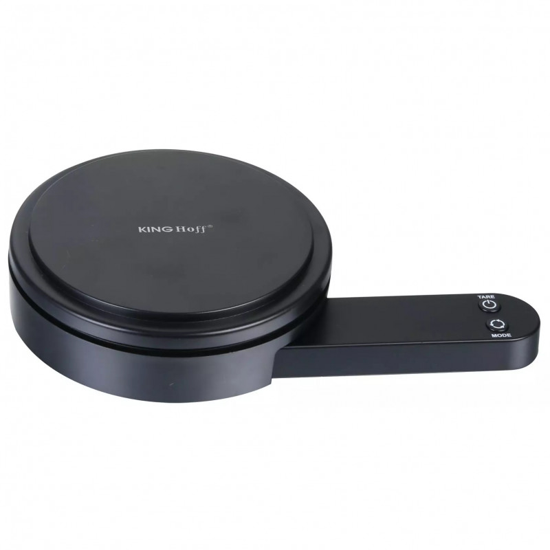 Cântar de bucătărie cu cană gradată Kinghoff KH 1829, 1,5 l, până la 5 kg, TARA, oprire automată, negru