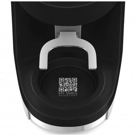 Râșniță de cafea Smeg CGF03BLEU, 150 W, 240 g, sistem de rotire și blocare, funcție manuală, negru