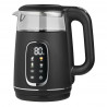 Fierbător electric Oliver Voltz OV51230AF, 2200 W, 1,7 l, 4 moduri, 13 setări de temperatură, afișaj LCD, comandă tactilă, negru/argintiu
