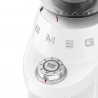 Râșniță de cafea Smeg CGF03WHEU, 150 W, 240 g, sistem de rotire și blocare, funcție manuală, alb
