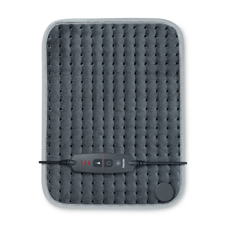 Pernă electrică Beurer HK SE, 100 W, 44 x 33 cm, 3 trepte de încălzire, oprire automată, gri