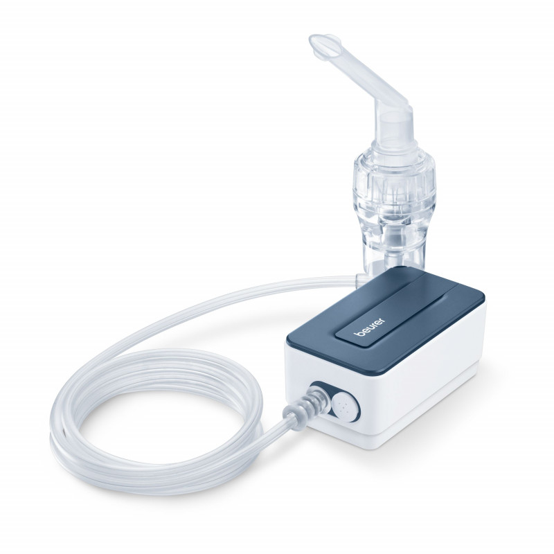 Inhalator cu compresor Beurer IH 15, MMAD 4,12 μm, 0,25 ml/min, 0,6 bar, USB-C, alb