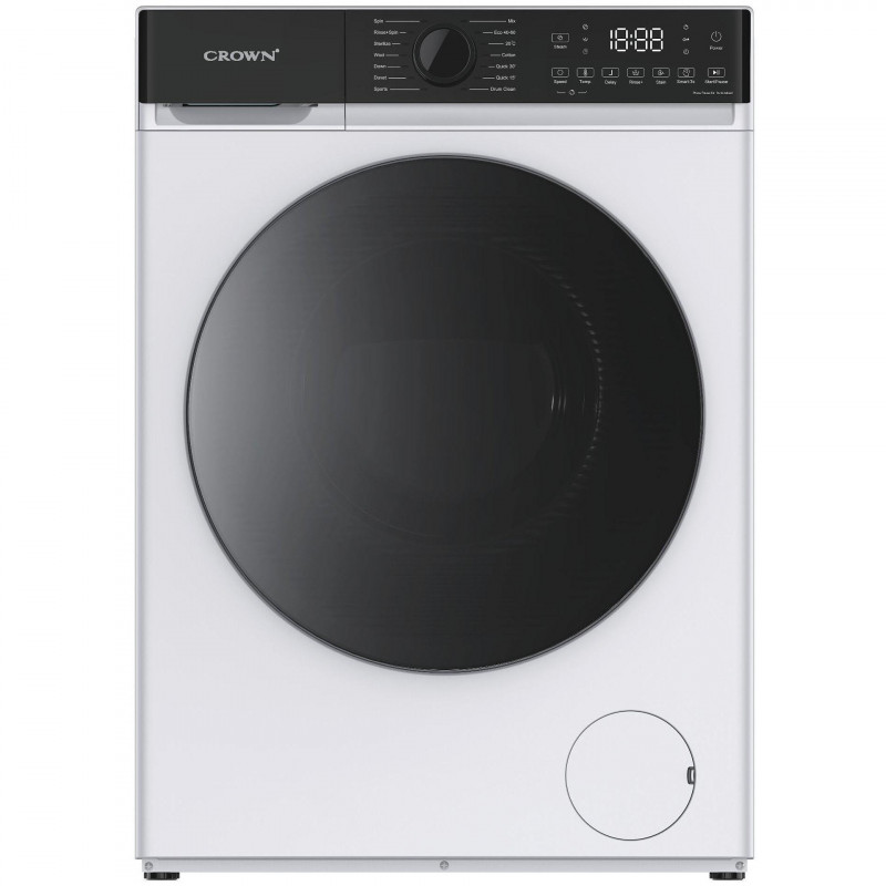 Mașină de spălat Crown CWM8512JW, Clasa A, 8 kg, 1200 rpm, Pornire programată, Funcție abur, Alb