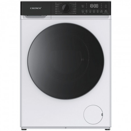 Mașină de spălat Crown CWM8512JW, Clasa A, 8 kg, 1200 rpm, Pornire programată, Funcție abur, Alb