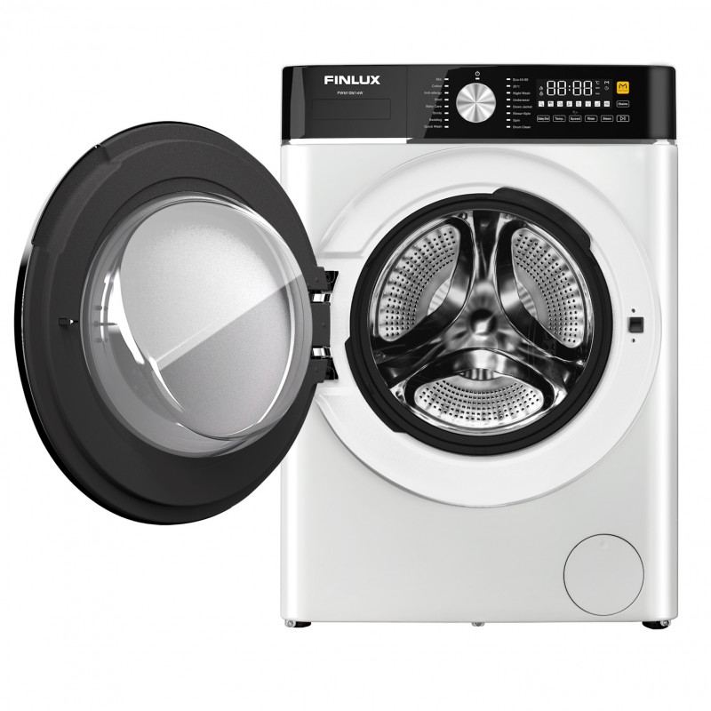 Mașină de spălat Finlux FWM10M14W, Clasa A, 17 programe, 1400 rpm, Pornire programată, Program M-Smart, Alb